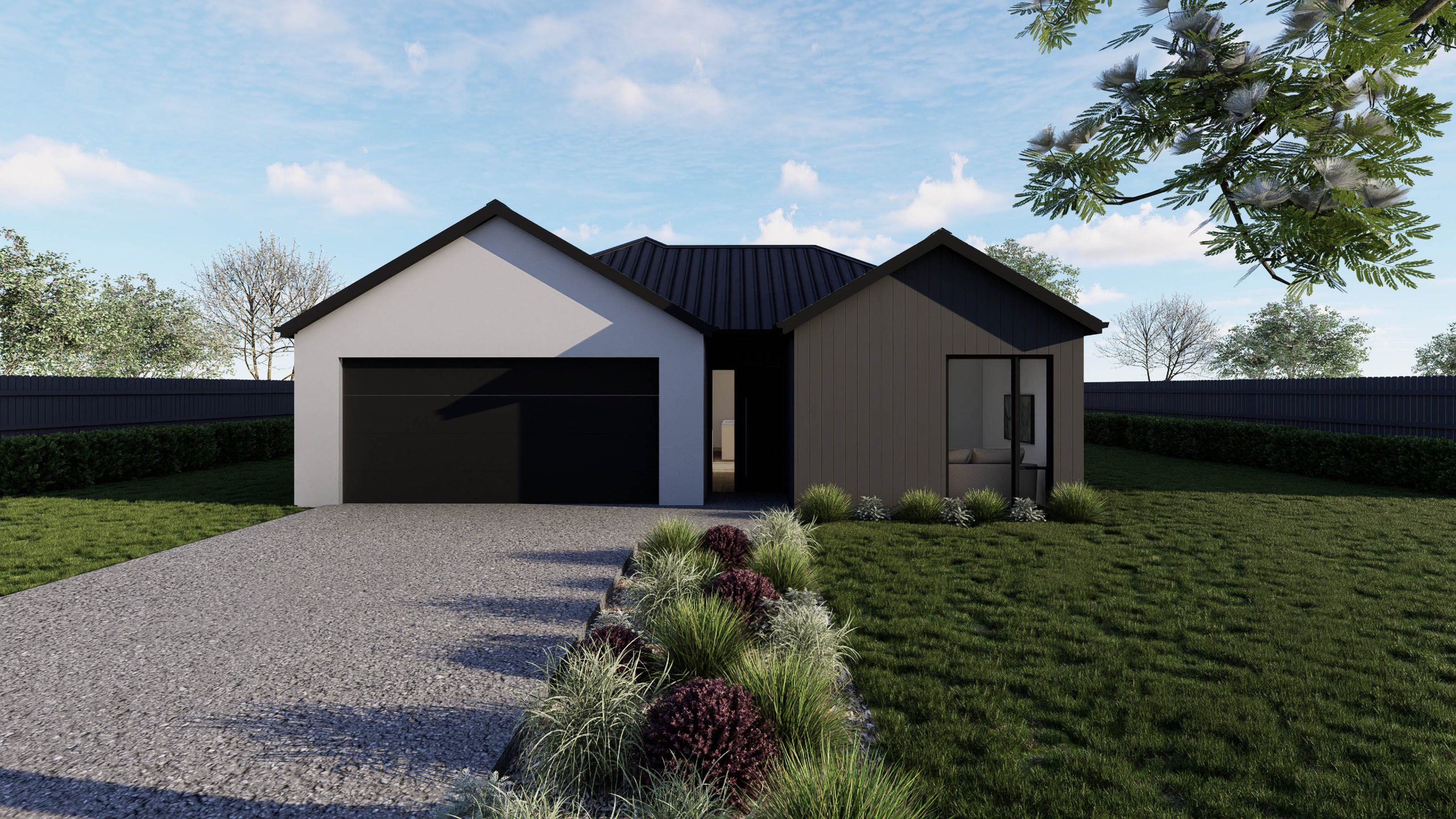 Exterior of versatile 171m² home design