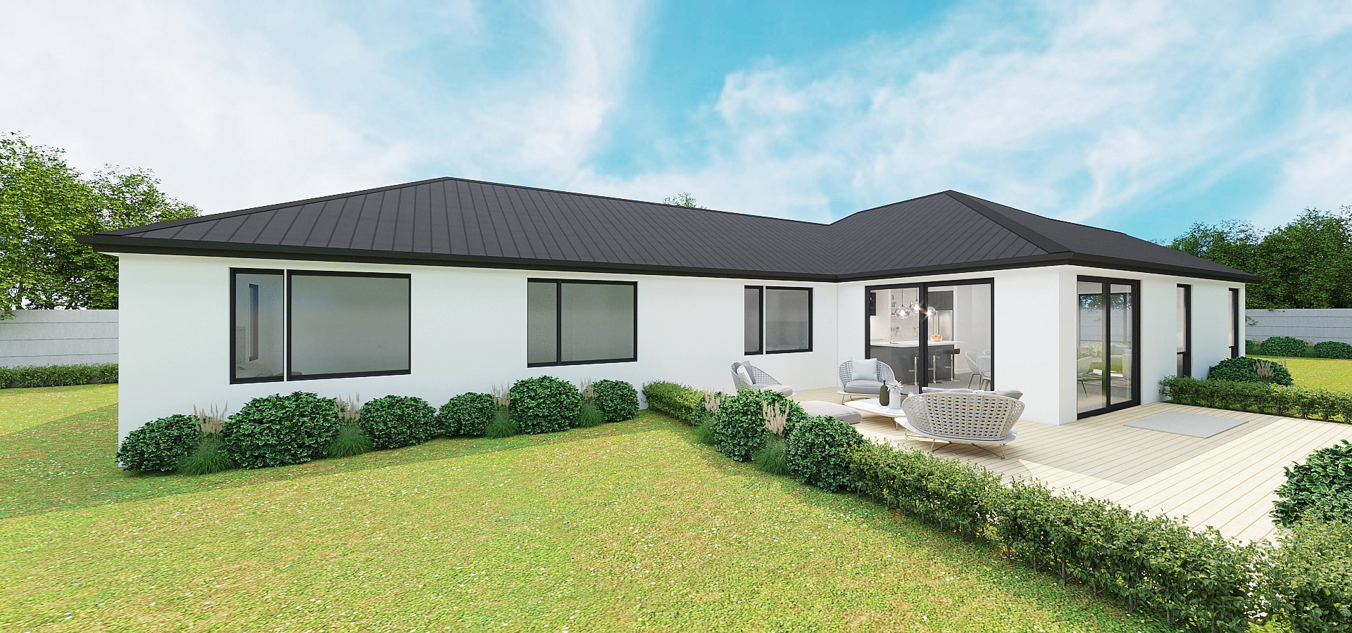 Blenheim 157 open-plan design with three bedrooms