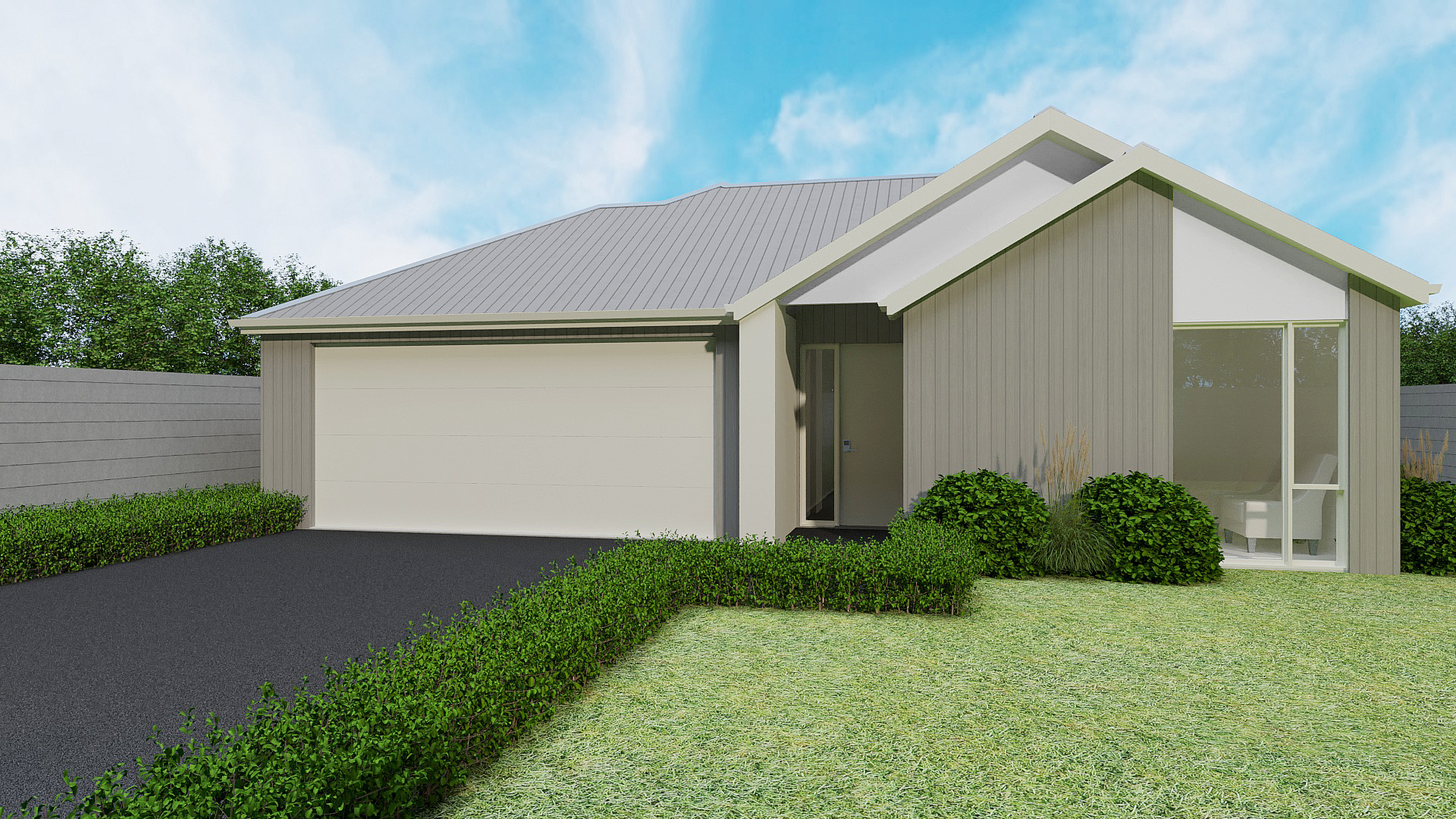 Exterior of versatile 171m² home design