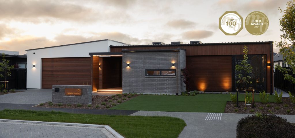 award winning House of the year 2024 showhome in christchurch built by Hallmark Homes