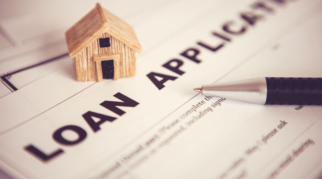 Showcasing image of loan application