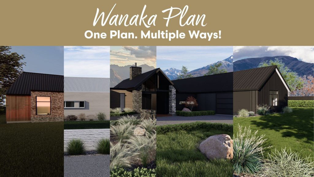 Wanaka plan one size doesnt fit all. Multiple styles for those wanting a large home tailored for farmers, lifestyle blocks