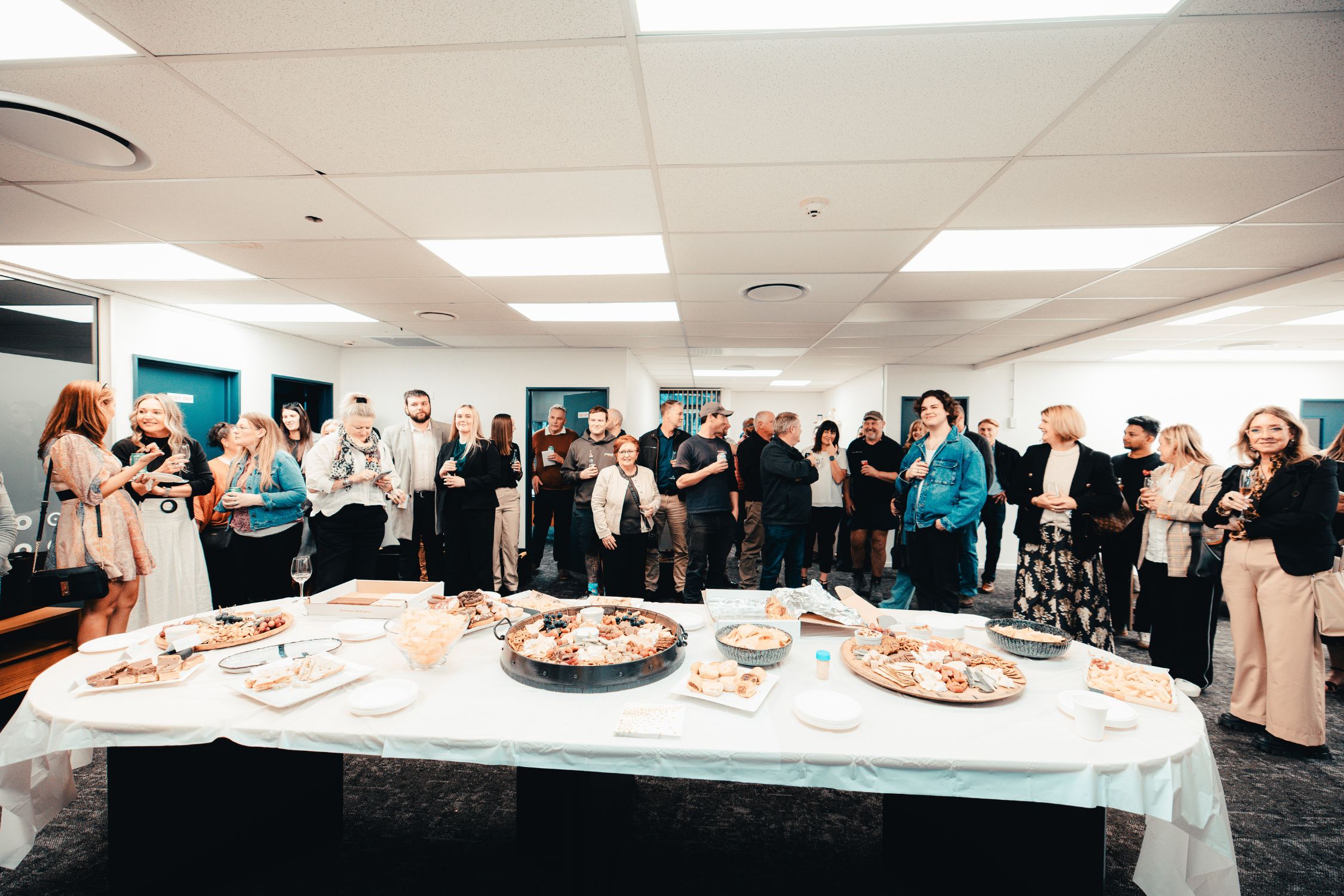 Hallmark Homes team and family celebrating 30 years together