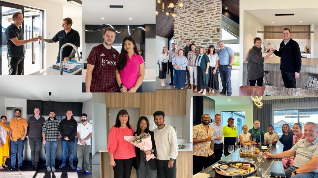 Handover pics of Happy Hallmark Clients